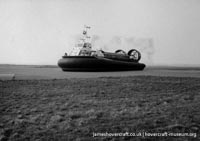 AP1-88 hovercraft during trial flights
